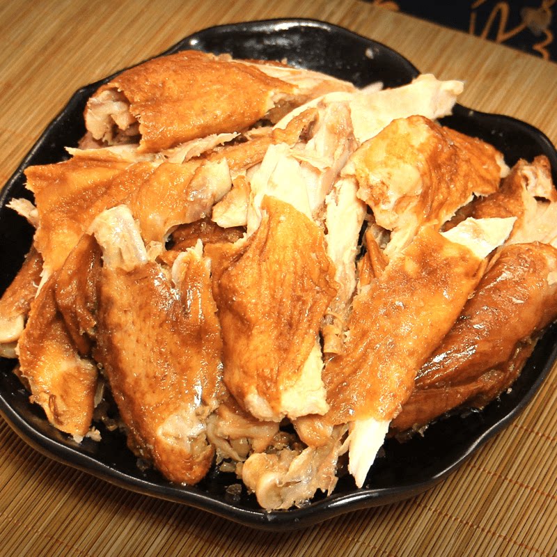 德城五香500g手撕鸡手扒鸡德州烧鸡卤味鸡肉鸡肉零食
