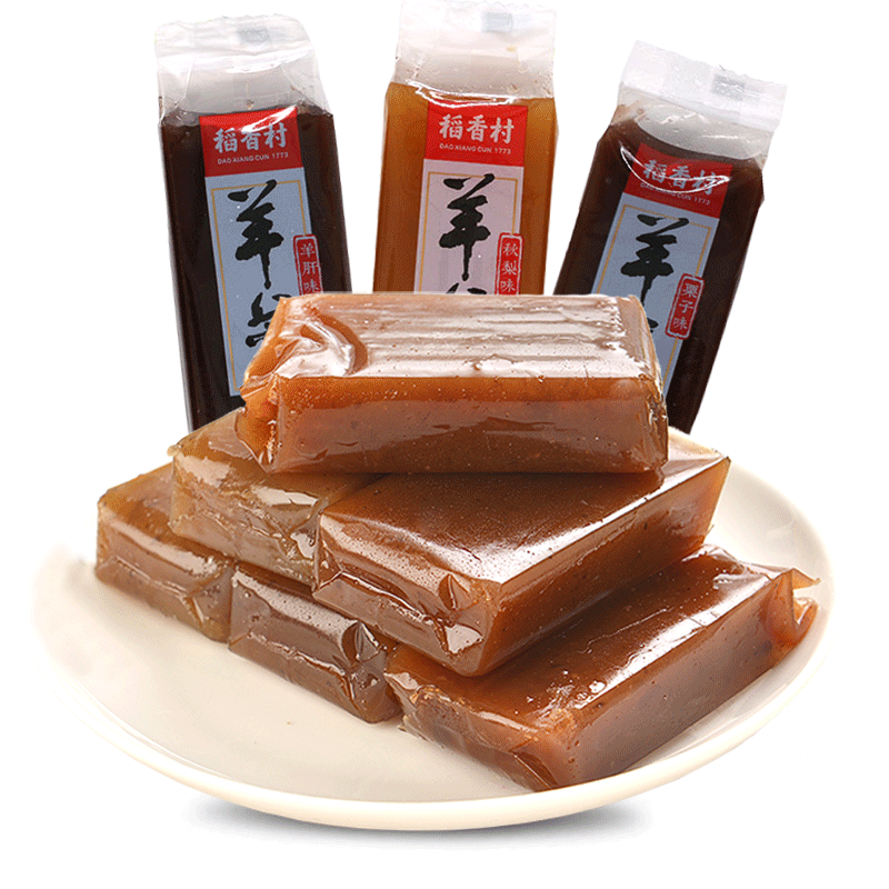 稻香村羊羹500g休闲零食小吃特产美食糕点羊肝传统中式糕点