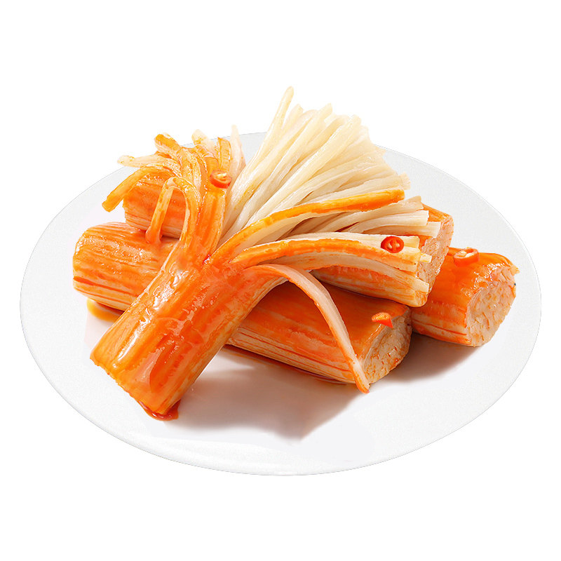 小帅虎蟹柳棒蟹味棒蟹足棒香辣味原味即食网红卤味素食