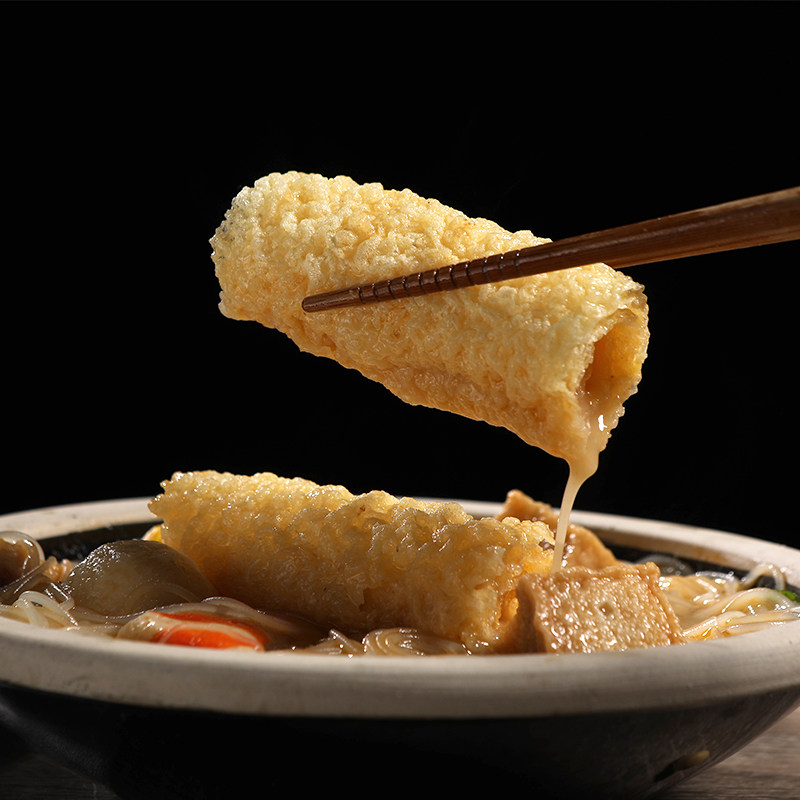 响铃卷炸豆皮脆铃卷火锅专用麻辣烫螺蛳粉食腐皮其它干货