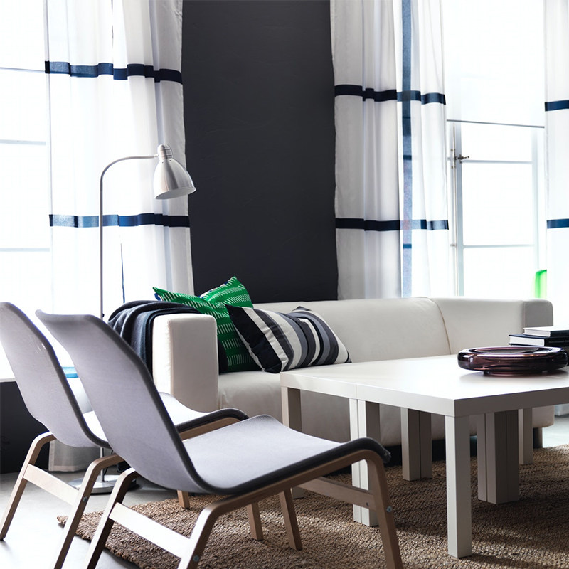 ikea宜家nolmyra诺姆拉休闲椅桦木贴面灰色现代简约北欧沙发椅