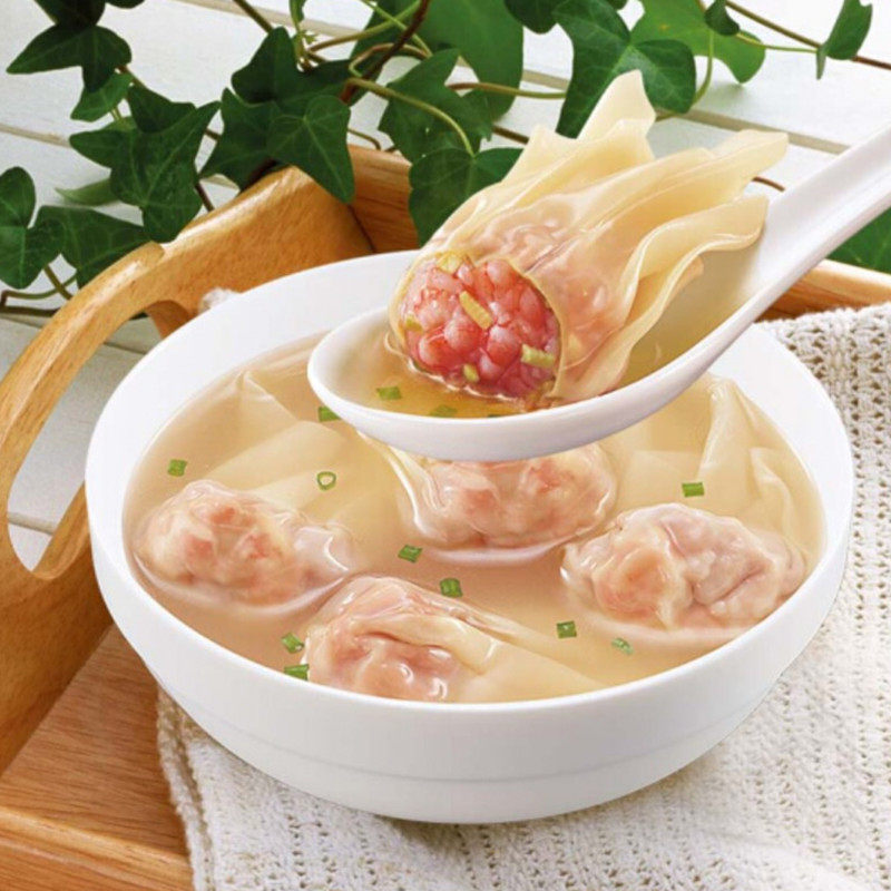 思念馄饨金牌至臻虾皇速冻水饺早餐317g3袋水饺