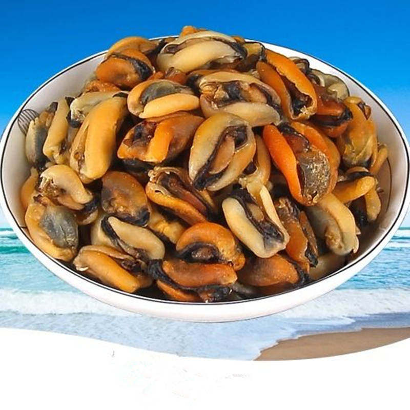 淡菜大号250g野生口贝贻贝海虹山东贝类海鲜青口贝