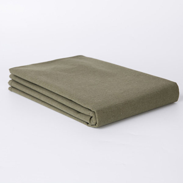 正品单人床绿色下铺学生军训宿舍制式白床单纯棉床单