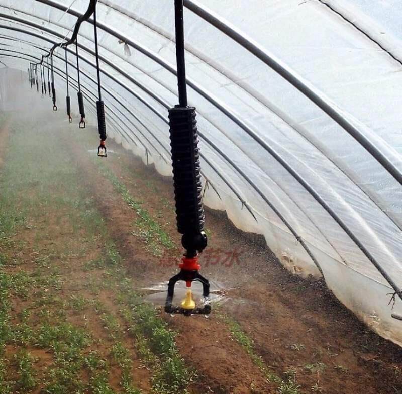 喷头360度框架旋转倒挂吊挂大棚园艺喷灌雾化雾化微喷