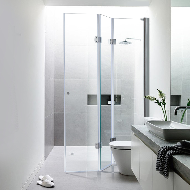淋浴房隔断折叠浴室玻璃门卫生间干湿分离内推落地整体淋浴房