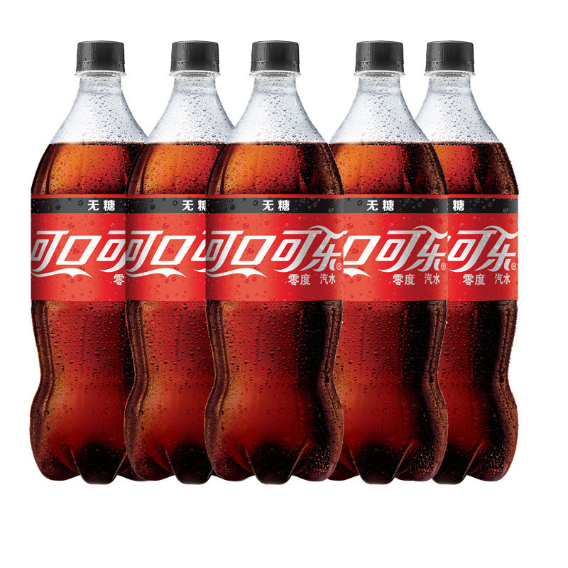 年货零度可乐无糖可口可乐2升6瓶整箱夏季碳酸碳酸饮料