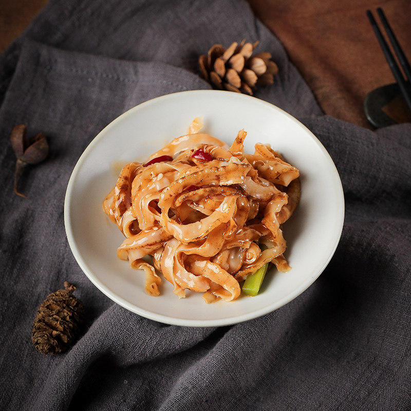 minicoco鱼麻辣扇贝裙边唇休闲零食即食海鲜凉菜日料寿司罐装158g