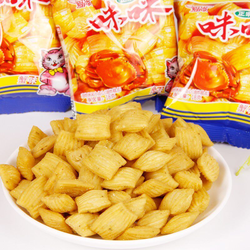 味咪虾条怀旧零食小卖部混合8090散装8090校园膨化食品