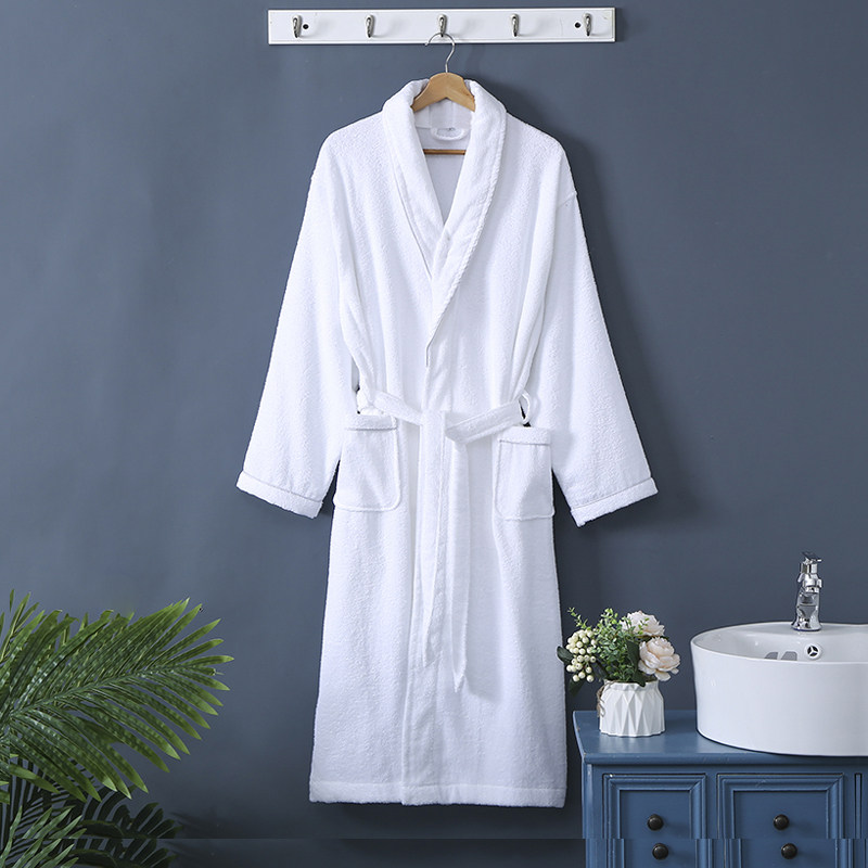 酒店纯棉浴袍男士睡袍春秋冬季情侣毛巾料女浴衣长款成人吸水速干