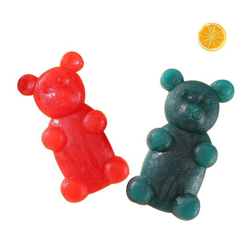 软糖超大巨型非巨大软糖小熊软糖大号果味卡通软胶糖果网红棒棒糖