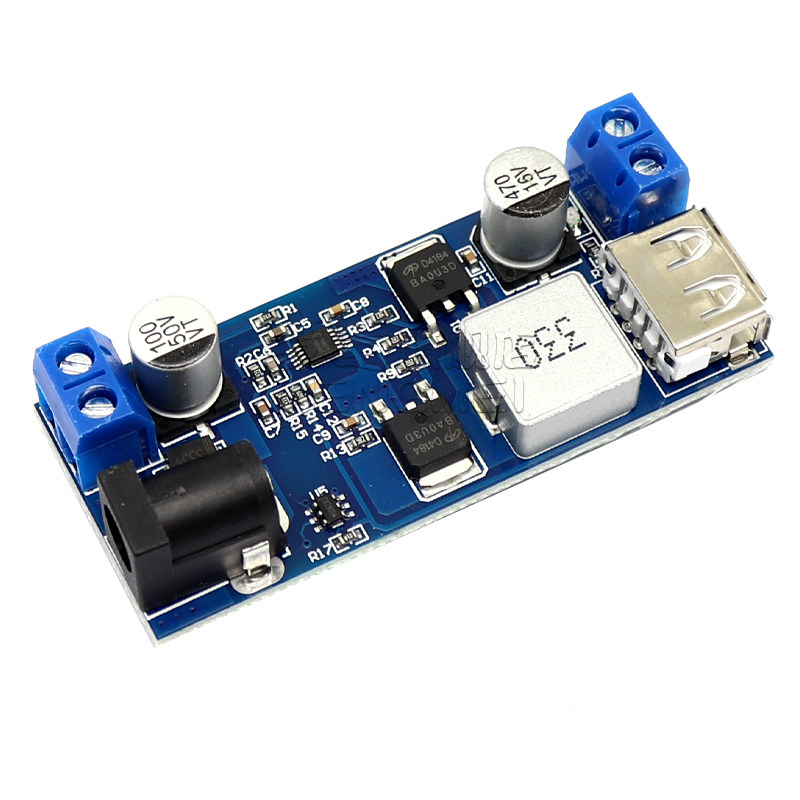 dc-dc12v24v5v5a直流电源降压模块电源转换器插头电源