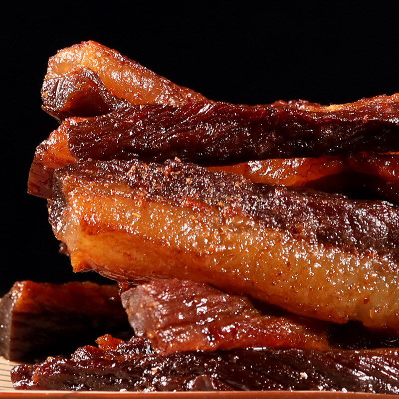 牛肉干钱毅零食食品烧烤风干肥瘦内蒙古肥牛200g牛肉类