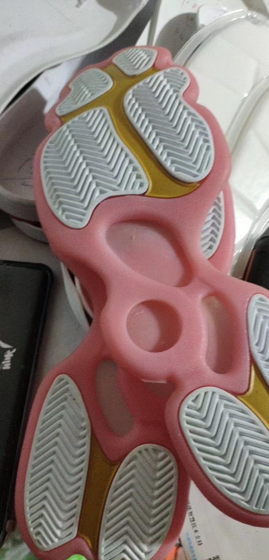 鞋底aj12底片白黑橡胶水晶全掌气垫碳板猫眼鞋垫