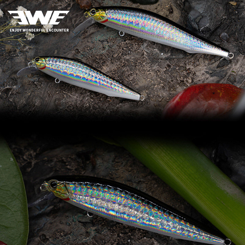 ewe美夏银刀真鳞沉水米诺假饵新款路亚远投路亚饵