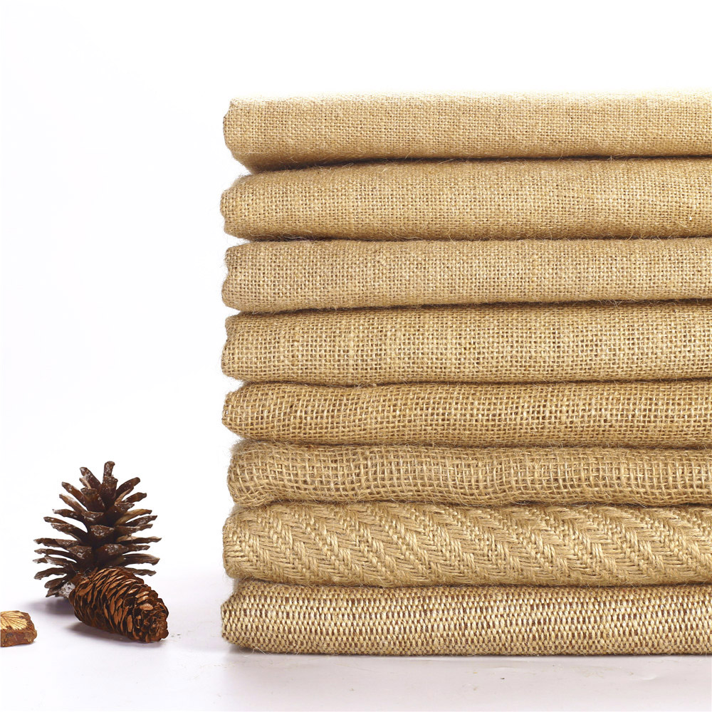 麻布黄麻老粗布老粗背景拍照复古装饰面料粗麻海绵垫