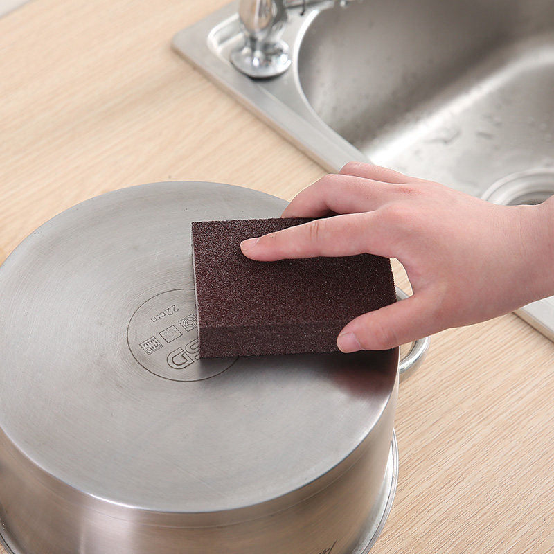 厨房洗刷碗擦锅神器金刚砂魔力擦海绵擦去污垢升级海绵擦