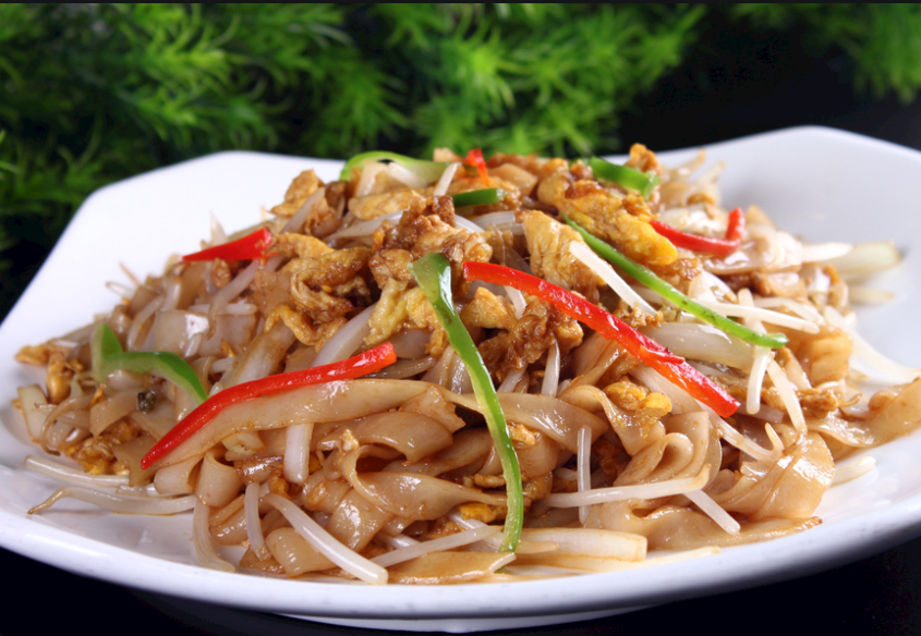 河粉广东新鲜大米河粉肠粉湿鲜切220g10份家庭冲泡方便面