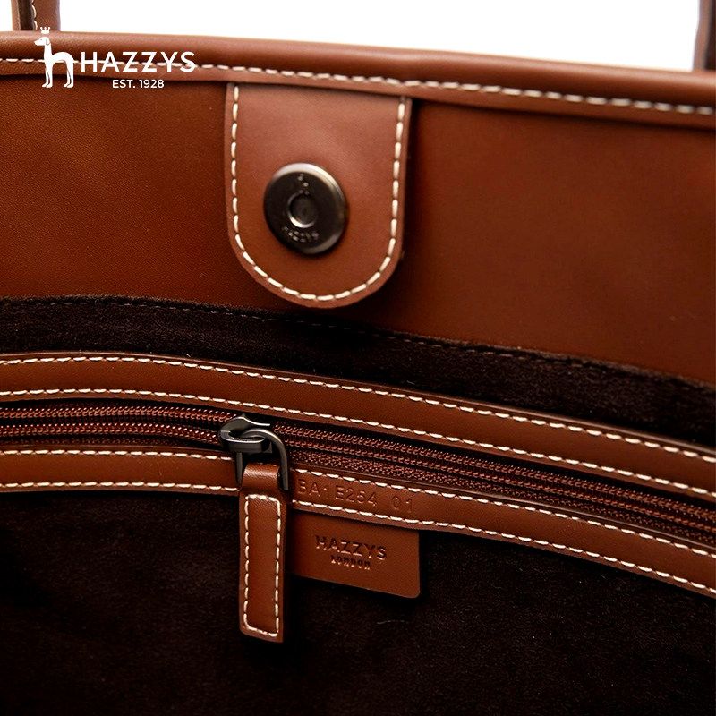 hazzys哈吉斯包新款新款男士休闲手提包时尚卡其色商务男士包袋