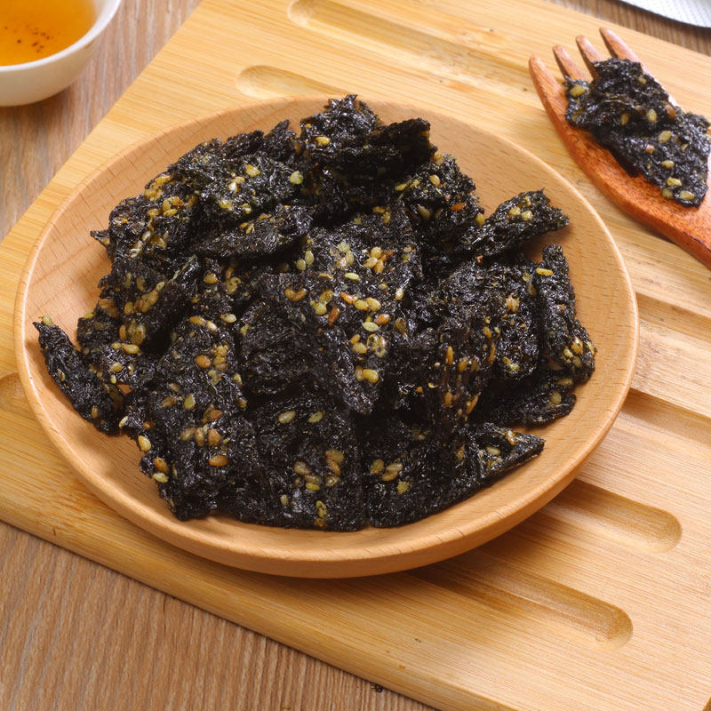 eat this海苔脆即食芝麻夹心海苔碎袋装大片紫菜儿童孕妇营养零食
