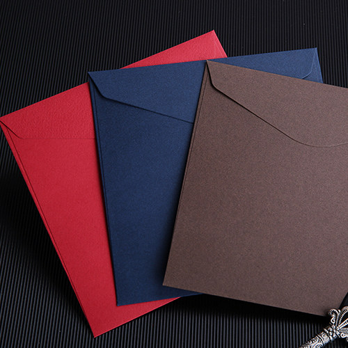 250g正方形方块西式信封165165cm定制信函商务会议信封