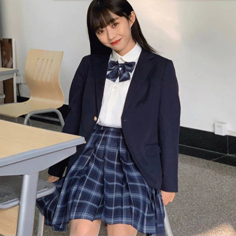 阁下中牌jk制服新款日系原创正统学院高腰半身裙