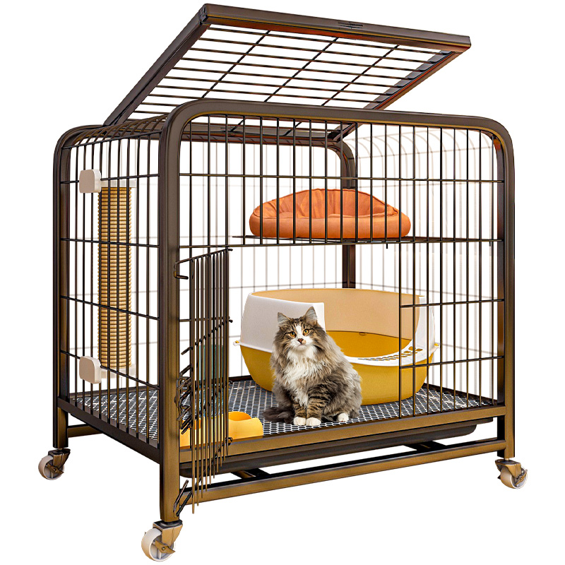 笼子家用室内猫屋宠物小型超大自由空间猫窝厕所狗笼子