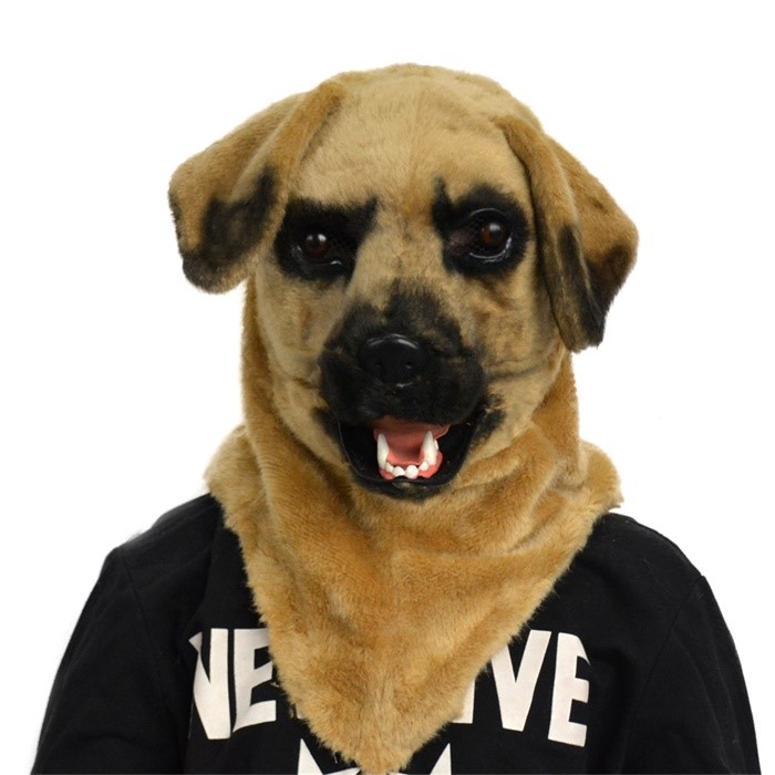 wildbeast新款动物头套cos神犬黄狗面具面具