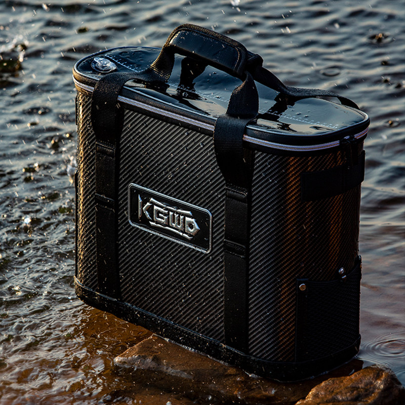 空钩悟道多功能鱼护桶轻量便携充氧活鱼一体成型加固装鱼桶