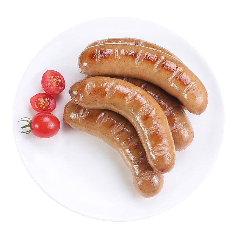 黑猪猪肉蒜味香肠即食德式口味风味烤肠火腿香肠