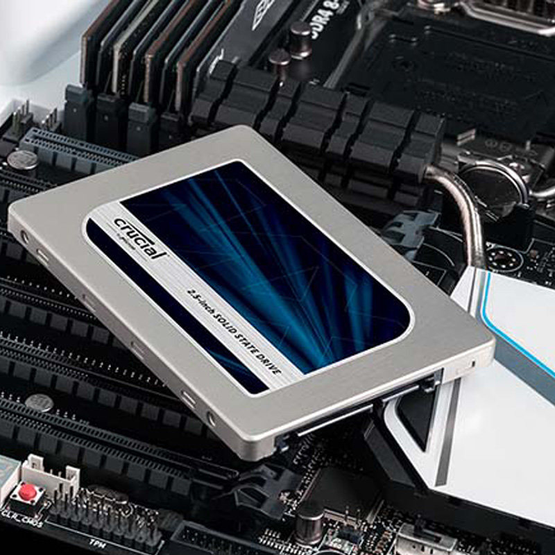 睿达crucial美光2tmx500ssd1电脑固态硬盘mx5002t固态硬盘