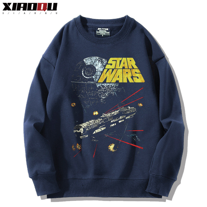 starwars星球大战纪念版衣服星战黑武士原力大师曼达卫衣