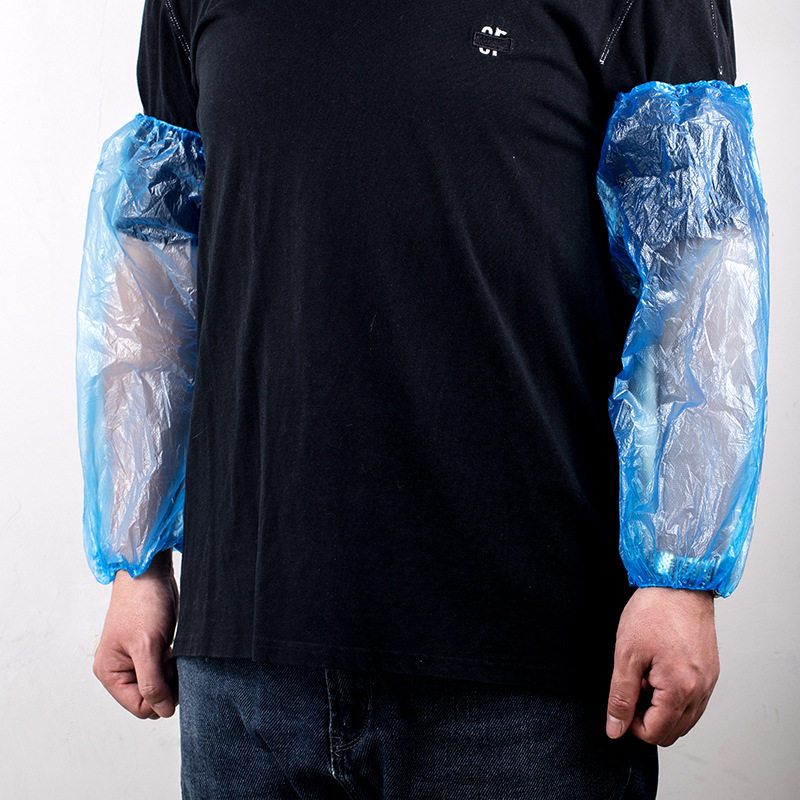 100只装防水防污袖套防护耐脏套袖清洁透明袖头袖套