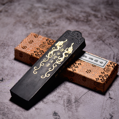 作品墨条古法油烟2两徽墨墨冯良才墨锭书法国画用墨文房四宝