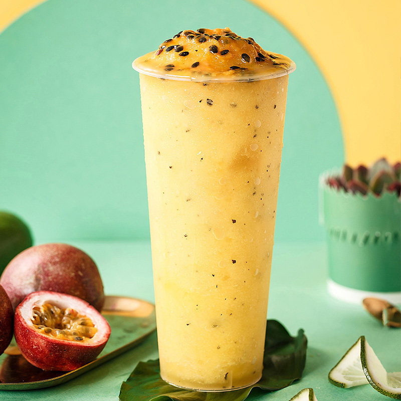 新仙尼百香果果酱果泥酱茶茶酱果粒酱冰粉奶茶店果酱