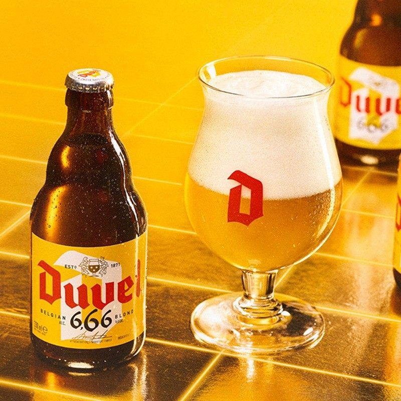 啤酒督威666比利时原装进口精酿330ml24瓶12瓶6瓶装啤酒