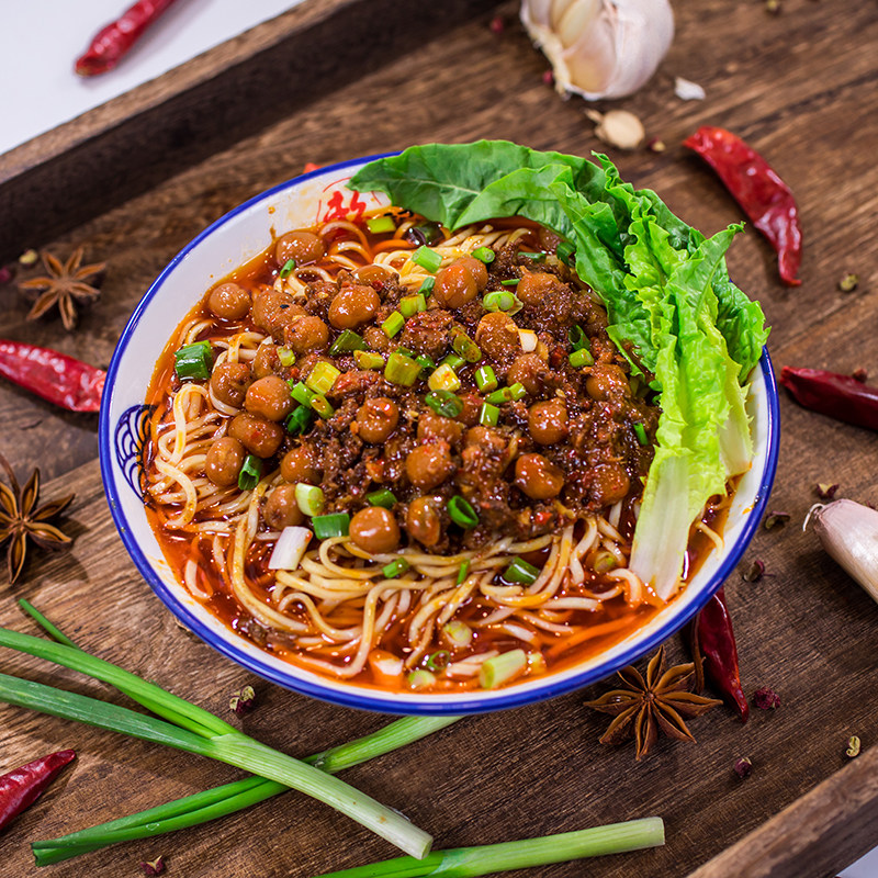 赖记豌豆杂酱罐头150g川味麻辣调料重庆小面肉制品