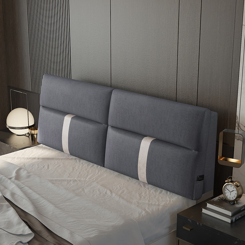 床头鸿容约可简约现代自粘榻榻米靠背软包套布床头床头靠垫