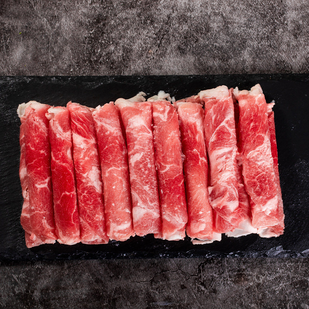 后腿肉卷阿吉吉纳羔羊300g新鲜涮羊肉片火锅羊肉卷