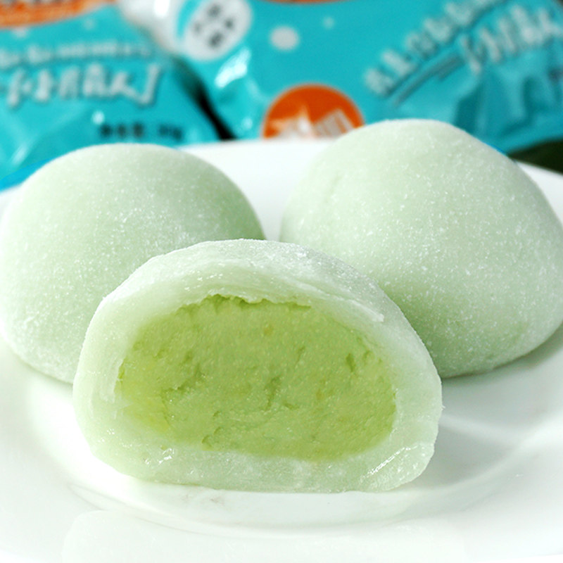 红豆大福雪媚娘甜品糯米团子糕点干吃汤圆即食麻薯糯米糍磨叽