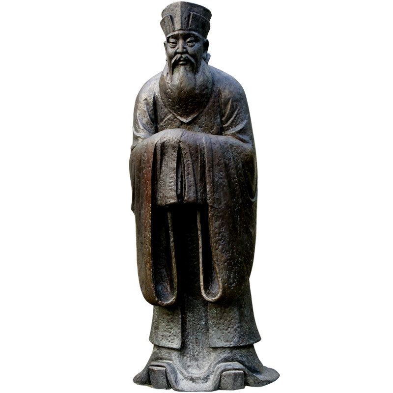 朱熹雕像定制古代历史名人雕塑制作玻璃钢铸铜大型人物雕塑摆件