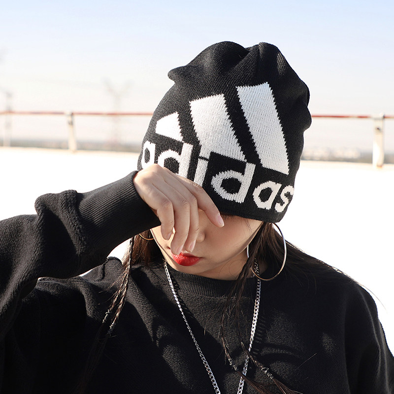 adidas阿迪达斯针织帽运动女帽绒线帽毛线帽子冬季保暖男帽dz8940