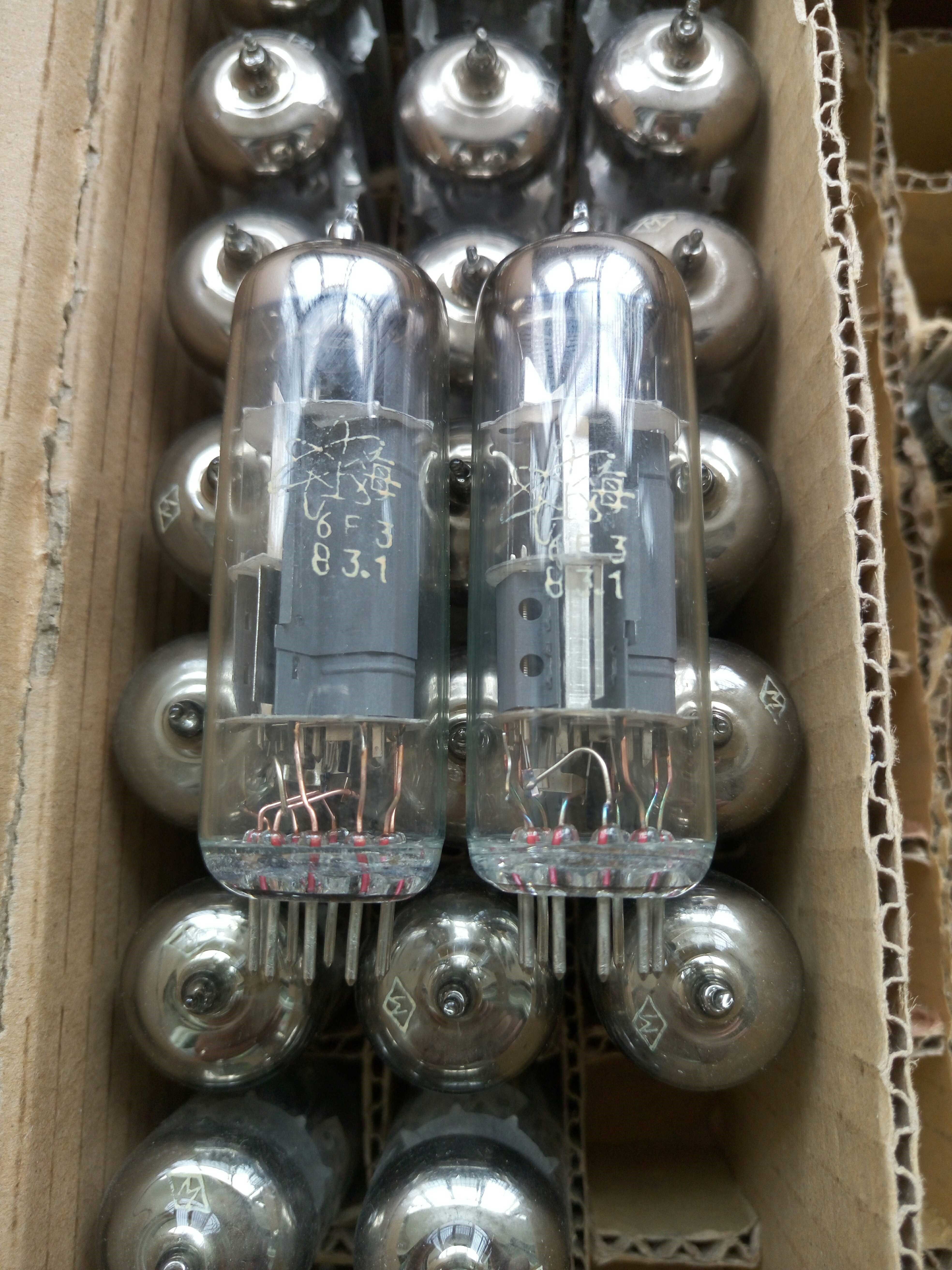 全新上海6f3电子管m级代6中3n 6f3 ecl85 6gv8音质柔美提供配对 - 爱