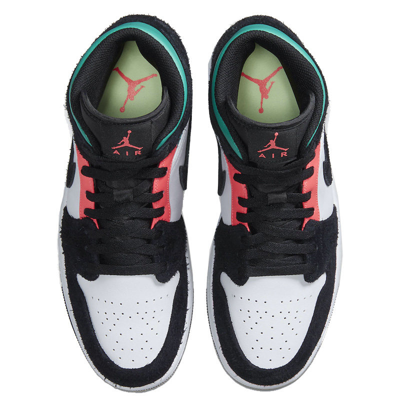 nike耐克篮球鞋男鞋airjordan1aj1南海岸黑绿运动鞋852542116