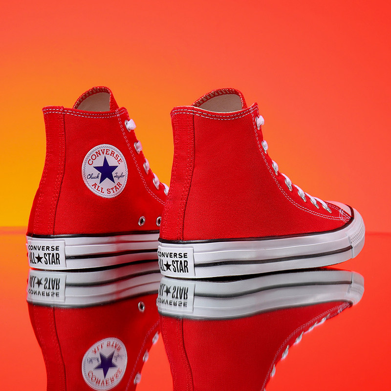 匡威本命年红色帆布布鞋男鞋女鞋2021春季新款帆布鞋