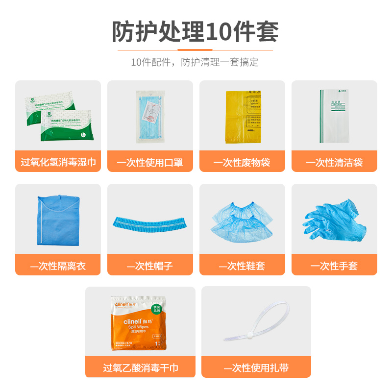 一次性呕吐包学校幼儿园防疫专用呕吐物应急处置包腹泻物呕吐袋