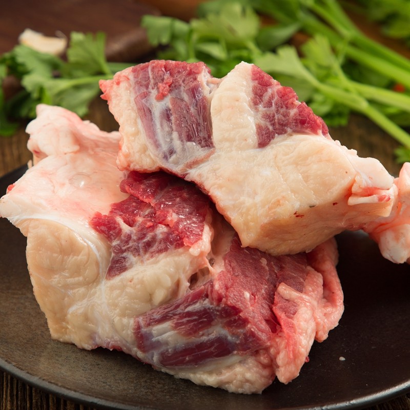 伊舜新鲜黄牛牛牛牛胸口油肉美肥牛肉1000克烧烤生牛肉