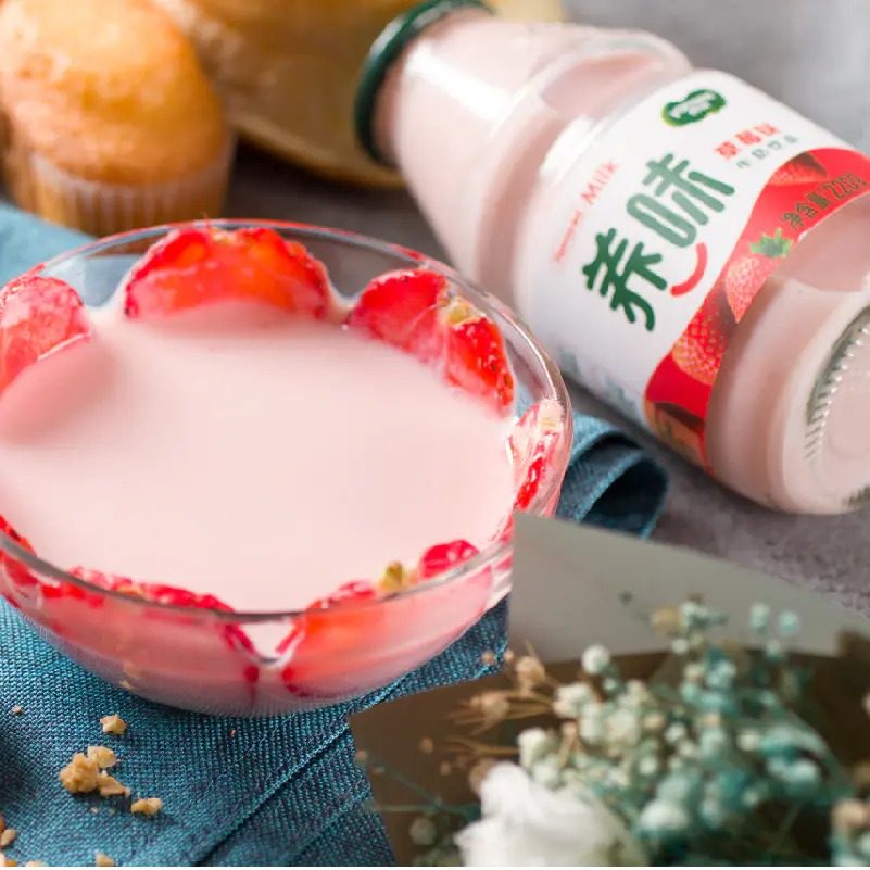 饮品养味牛奶乳酸菌6瓶草莓香蕉酸奶儿童学生酸奶