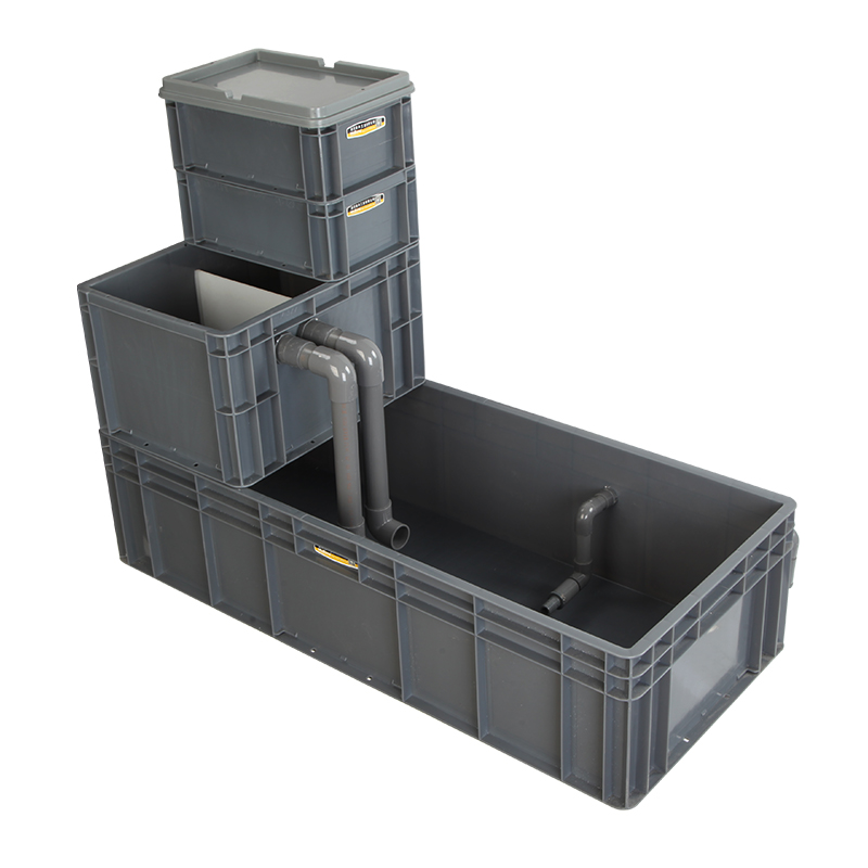 混养周转箱龟缸过滤器晒台家用鱼龟缸大型换水循环过滤设备