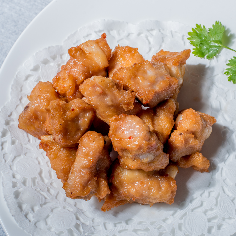 一号私厨蒜香骨肋骨头冷冻半成品黄金脆皮骨调理腌制品排骨1000g_双氙